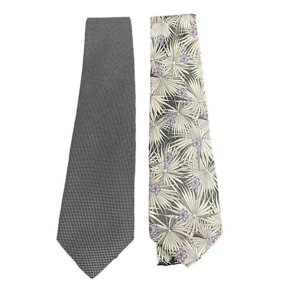 Robert Talbott Lot Of 2 Men's Silk Necktie